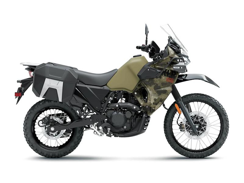2026 Kawasaki KLR650 Adventure ABS Cypher Camo Beige