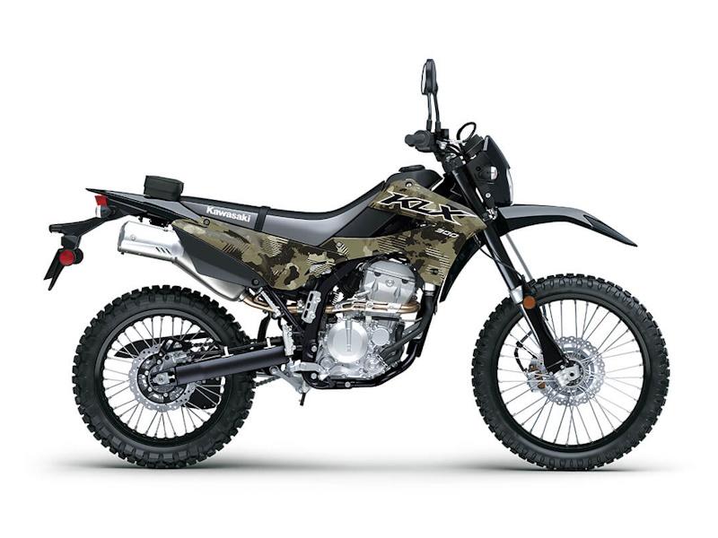 2026 Kawasaki KLX300 Cypher Camo Beige